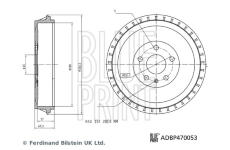 Brzdový buben BLUE PRINT ADBP470053