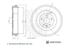 Brzdový buben BLUE PRINT ADBP470054