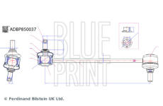 Tyc/vzpera, stabilisator BLUE PRINT ADBP850037