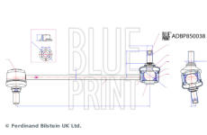 Tyc/vzpera, stabilisator BLUE PRINT ADBP850038