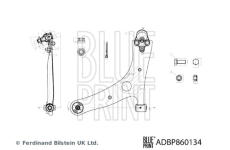 Řídicí páka, zavěšení kol BLUE PRINT ADBP860134