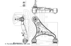 Řídicí páka, zavěšení kol BLUE PRINT ADBP860192