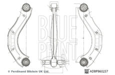 Řídicí páka, zavěšení kol BLUE PRINT ADBP860237