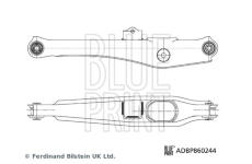 Rameno zavesenia kolies BLUE PRINT ADBP860244