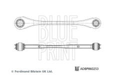 Ridici paka, zaveseni kol BLUE PRINT ADBP860253
