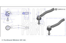 Hlava příčného táhla řízení BLUE PRINT ADBP870106