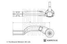 Hlava příčného táhla řízení BLUE PRINT ADBP870120