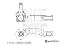Hlava/čap spojovacej tyče riadenia BLUE PRINT ADBP870131