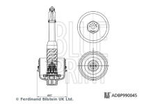 Kryt, pouzdro olejoveho filtru BLUE PRINT ADBP990045