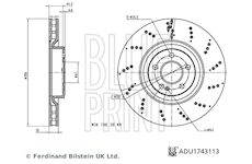 Brzdový kotouč BLUE PRINT ADU1743113