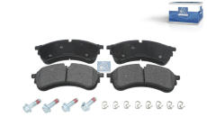 Sada brzdových destiček, kotoučová brzda DT Spare Parts 11.62516