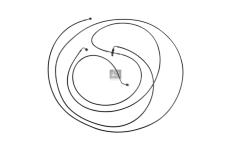 Hadicové vedenie sklápacieho mechanizmu kabíny vodiča DT Spare Parts 1.28194