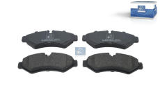 Sada brzdových destiček, kotoučová brzda DT Spare Parts 4.92245