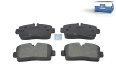 Sada brzdových destiček, kotoučová brzda DT Spare Parts 7.00275