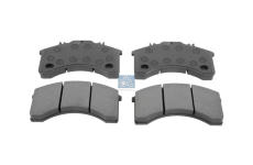 Sada brzdových destiček, kotoučová brzda DT Spare Parts 7.92602