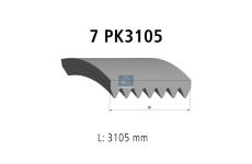 ozubený klínový řemen DT Spare Parts 13.43514