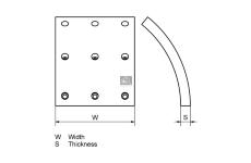 Sada brzdoveho oblozeni, bubnova brzda DT Spare Parts 4.91498