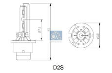 Zarovka, hlavni svetlomet DT Spare Parts 1.21595