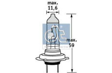 Zarovka, hlavni svetlomet DT Spare Parts 9.78105