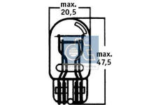 Zarovka, koncove svetlo DT Spare Parts 9.78112