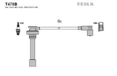 Sada kabelů pro zapalování TESLA T478B