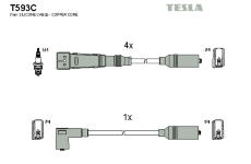 Sada kabelů pro zapalování TESLA T593C