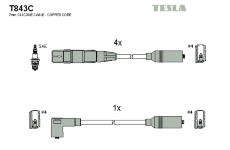 Sada kabelů pro zapalování TESLA T843C