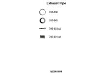 Výfuková trubka FA1 MD001108
