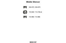 Stredni tlumic vyfuku FA1 MD001397