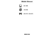 Stredni tlumic vyfuku FA1 MD001502