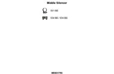 Stredni tlumic vyfuku FA1 MD001756