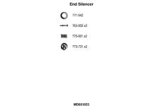 Zadni tlumic vyfuku FA1 MD001833