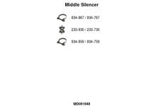 Stredni tlumic vyfuku FA1 MD001848