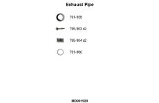 Výfukové potrubie FA1 MD001920