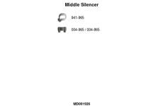 Stredni tlumic vyfuku FA1 MD001926