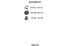 Koncový tlmič výfuku FA1 MD001935