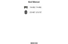 Zadni tlumic vyfuku FA1 MD001952