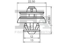 Klip, ozdobna / ochranna lista FA1 11-40034.5