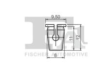 Klip, ozdobna / ochranna lista FA1 12-60003.5