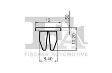 Klip, ozdobna / ochranna lista FA1 89-60006.10