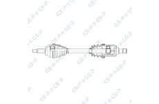 Hnací hriadeľ GSP 202035