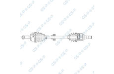 Hnací hriadeľ GSP 202157