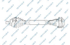 Hnací hřídel GSP 203313OL