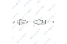 Hnací hriadeľ GSP 205125OL