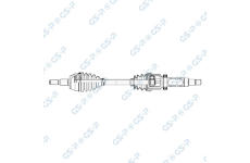 Hnací hřídel GSP 218488OL