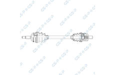 Hnací hriadeľ GSP 250073