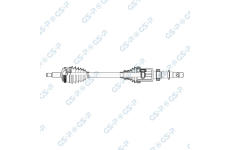 Hnací hřídel GSP 257413