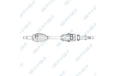 Hnací hřídel GSP 257423