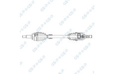 Hnací hřídel GSP 257424