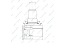 Sada kloubů, hnací hřídel GSP 603369